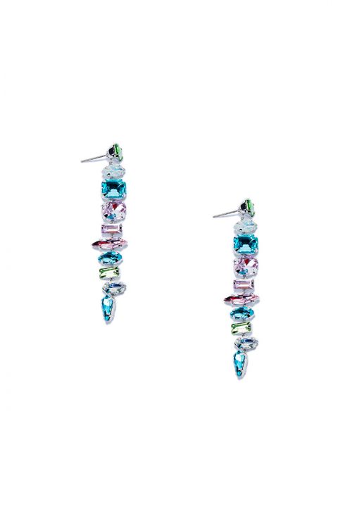 Multi tone drop earrings