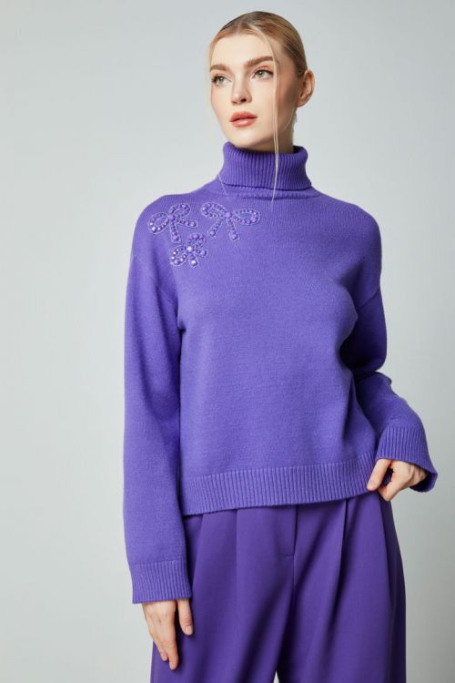 turtleneck loose pullover