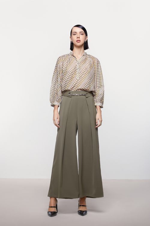 Chain culotte pants