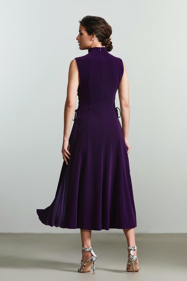 Velvet A-line dress