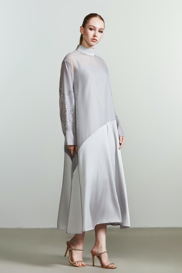 organza maxi kaftan