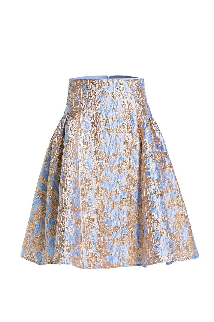 Midi Brocade Skirt