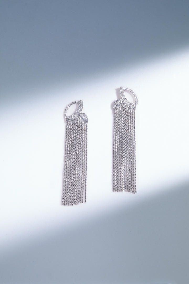 Statement fringe earrings