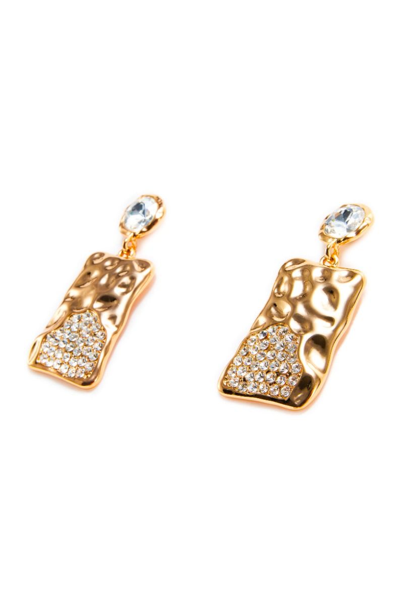 Gold geometric earrings