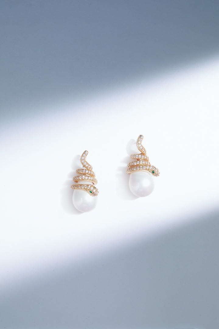 Spiral shape earrings