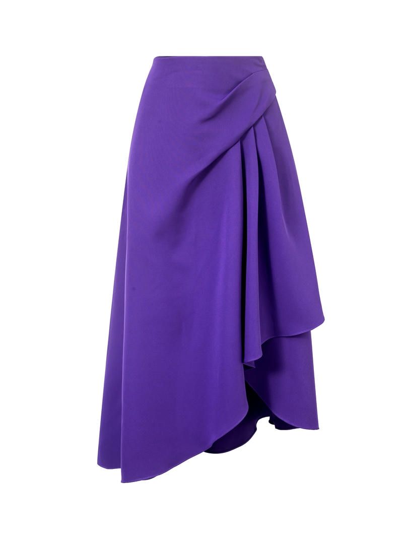 PLEATED MIDI SKIRT