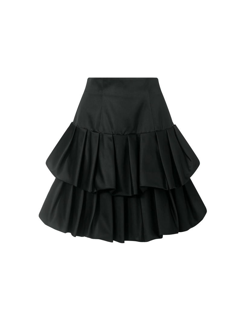 Ruffle mini skirt