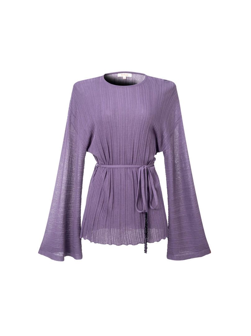 Flared sleeves pullover