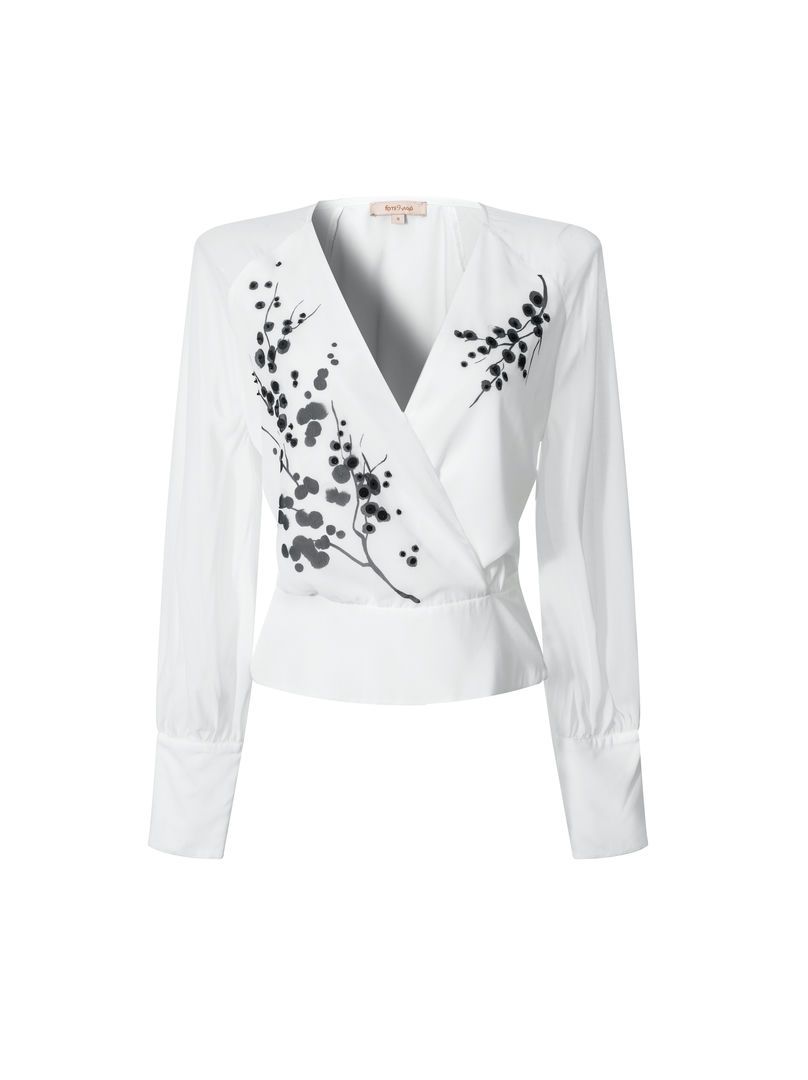 Sequin embellishment blouse