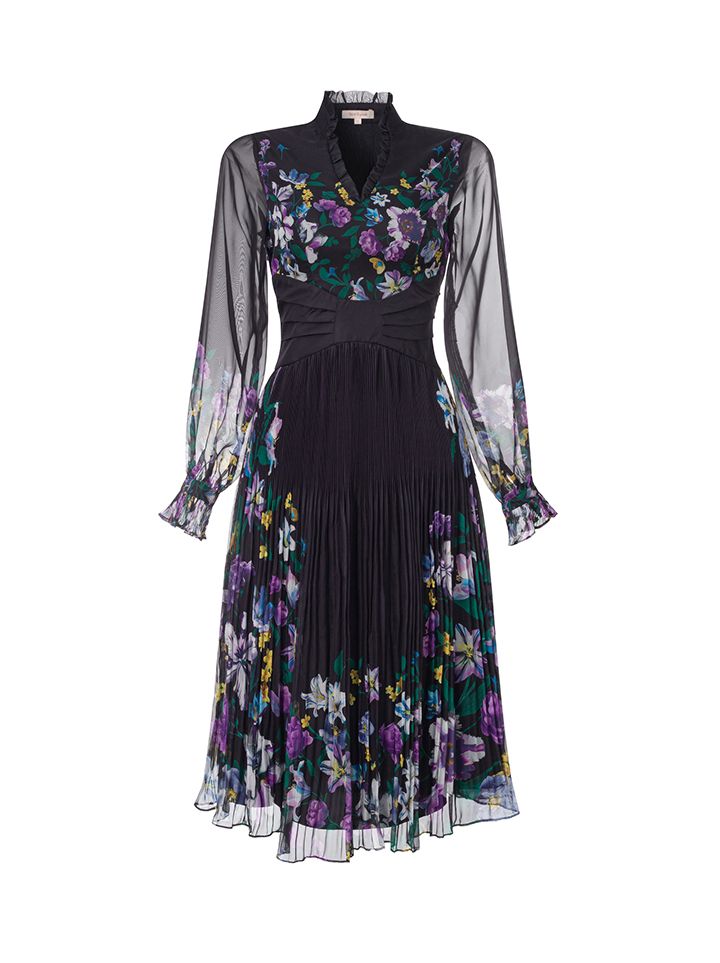 Printed Chiffon Dress