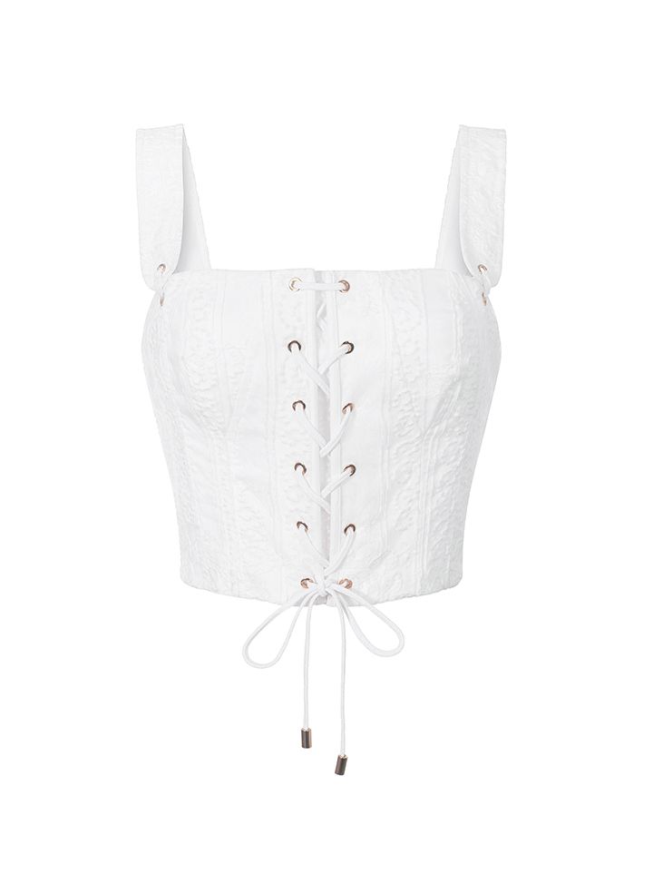 Lace corset top