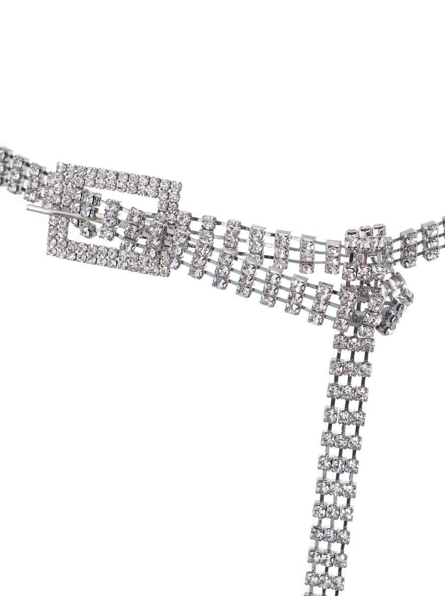 silver chain waist belt
