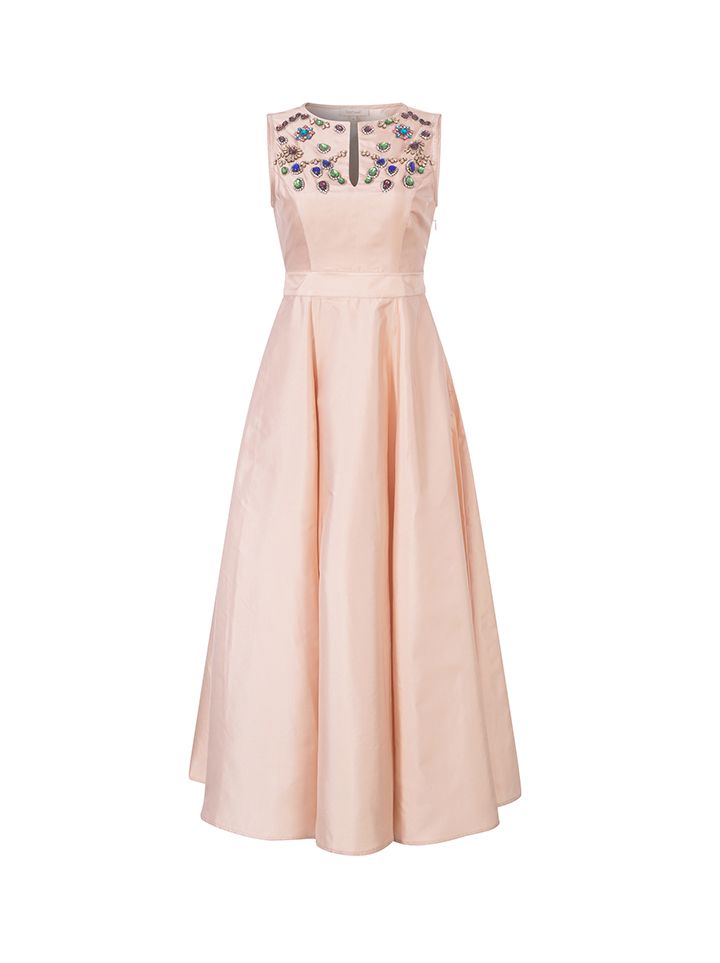 Embellished Bustier Dress