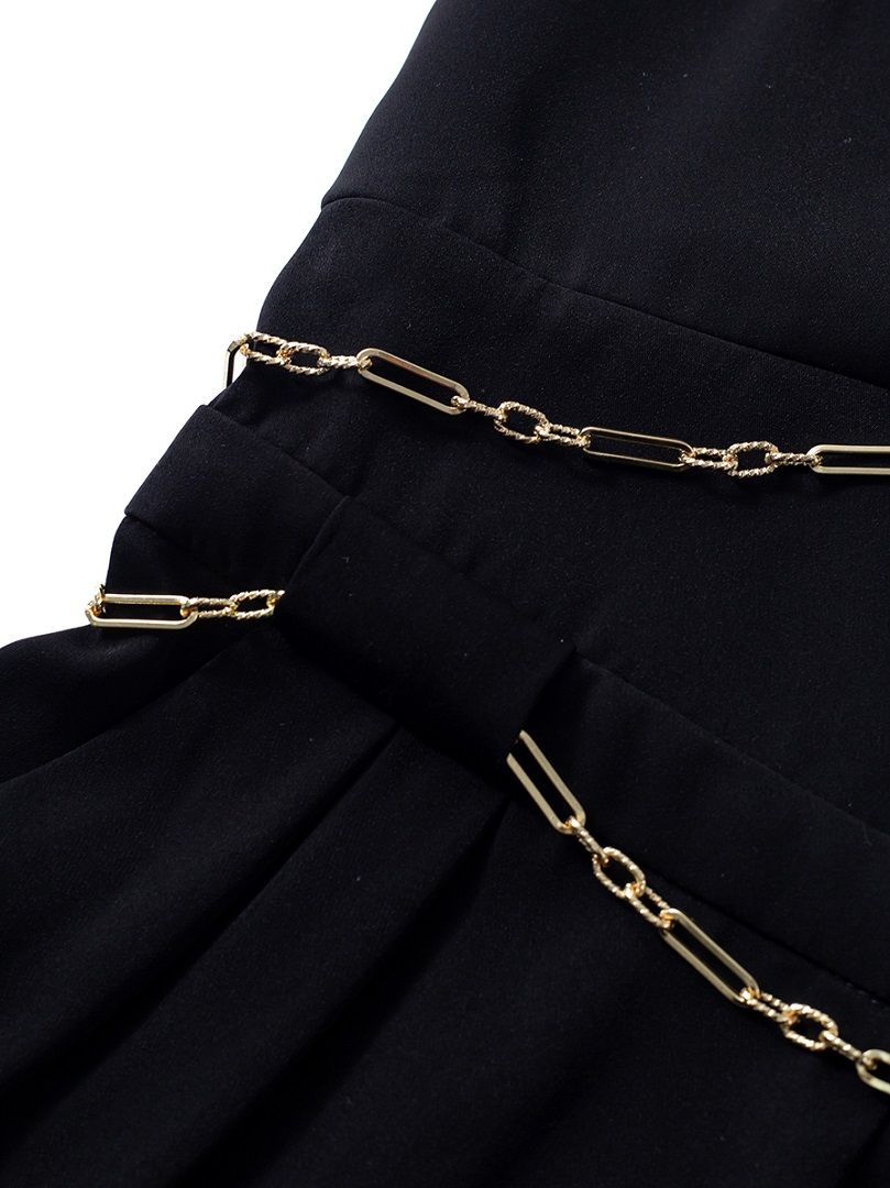 chain detail jumpsuit