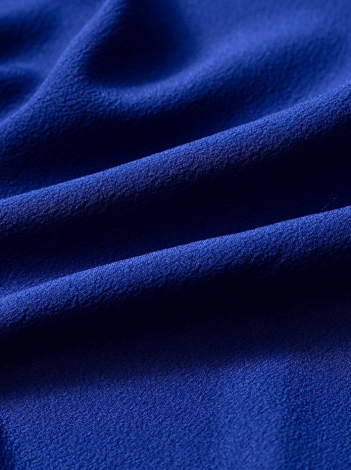 Blue wrap dress