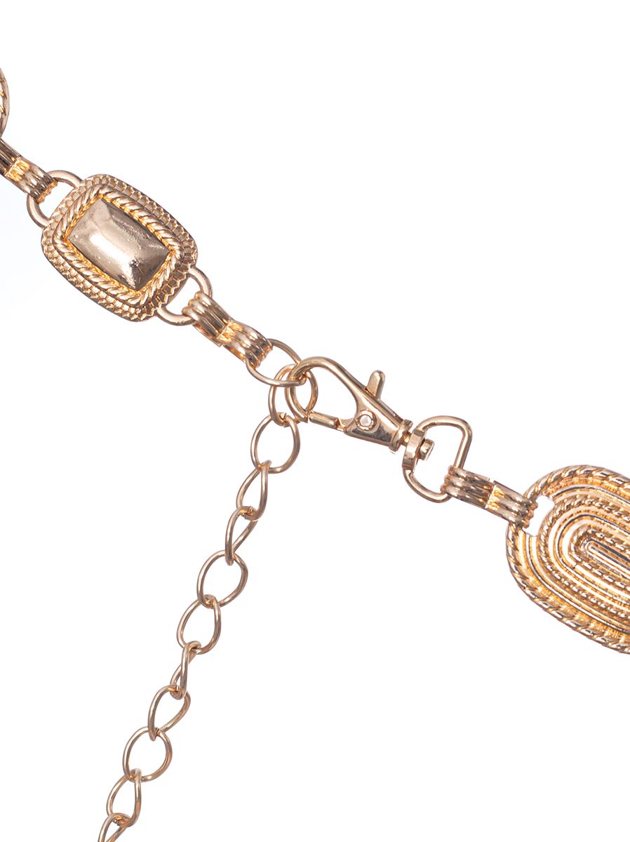 Chain golden belt