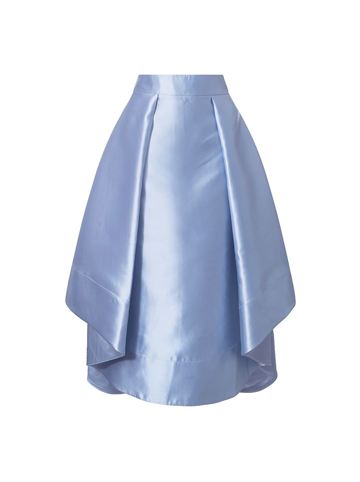 ruffled folds skirt