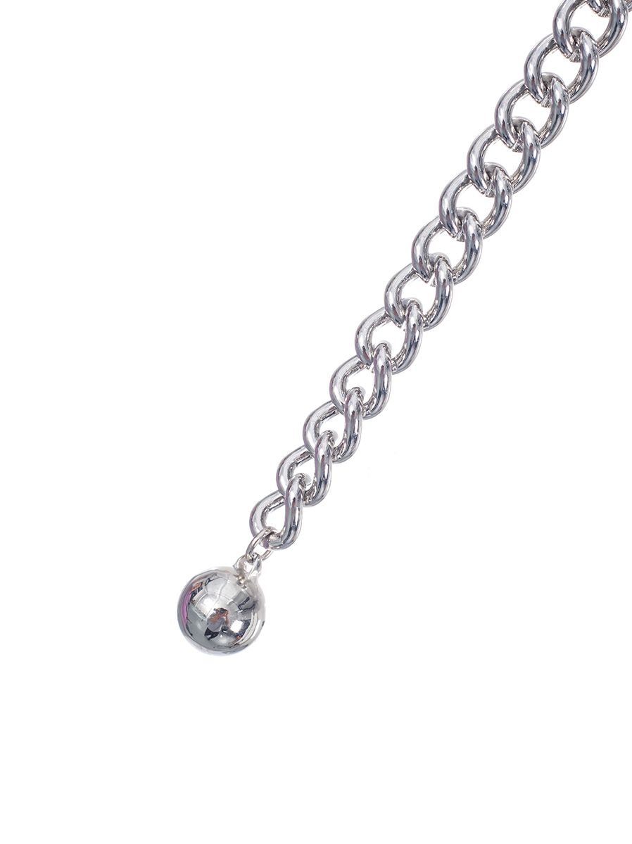 silver chain belt