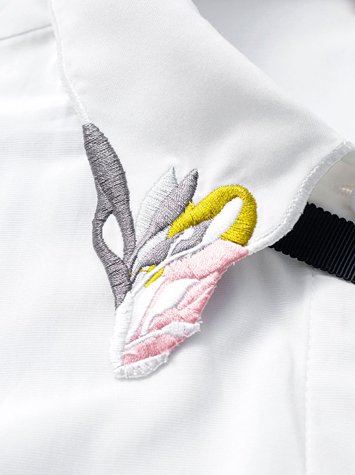 Embroidered Collar Shirt