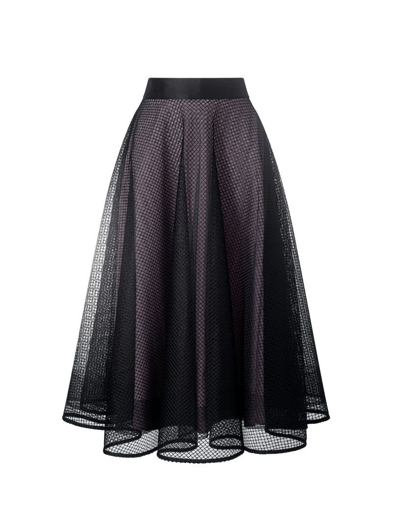 A line mesh skirt