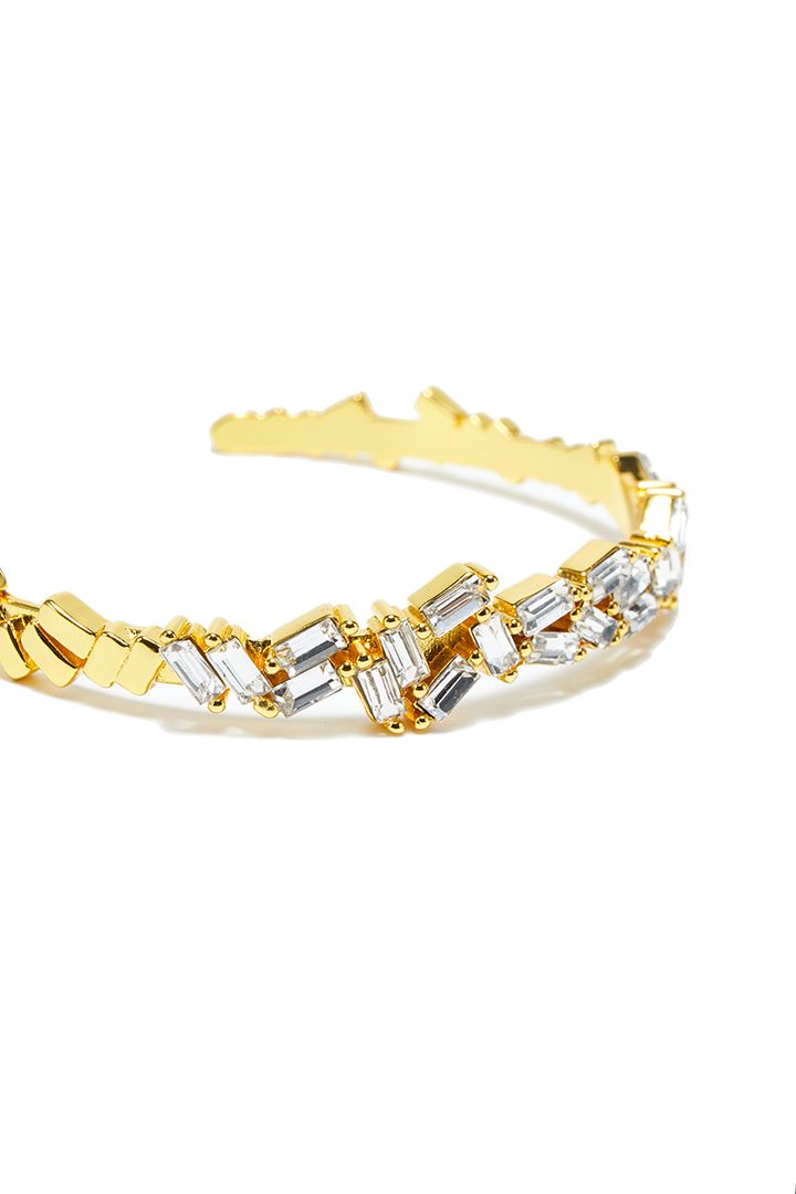 Gold crystel bracelet