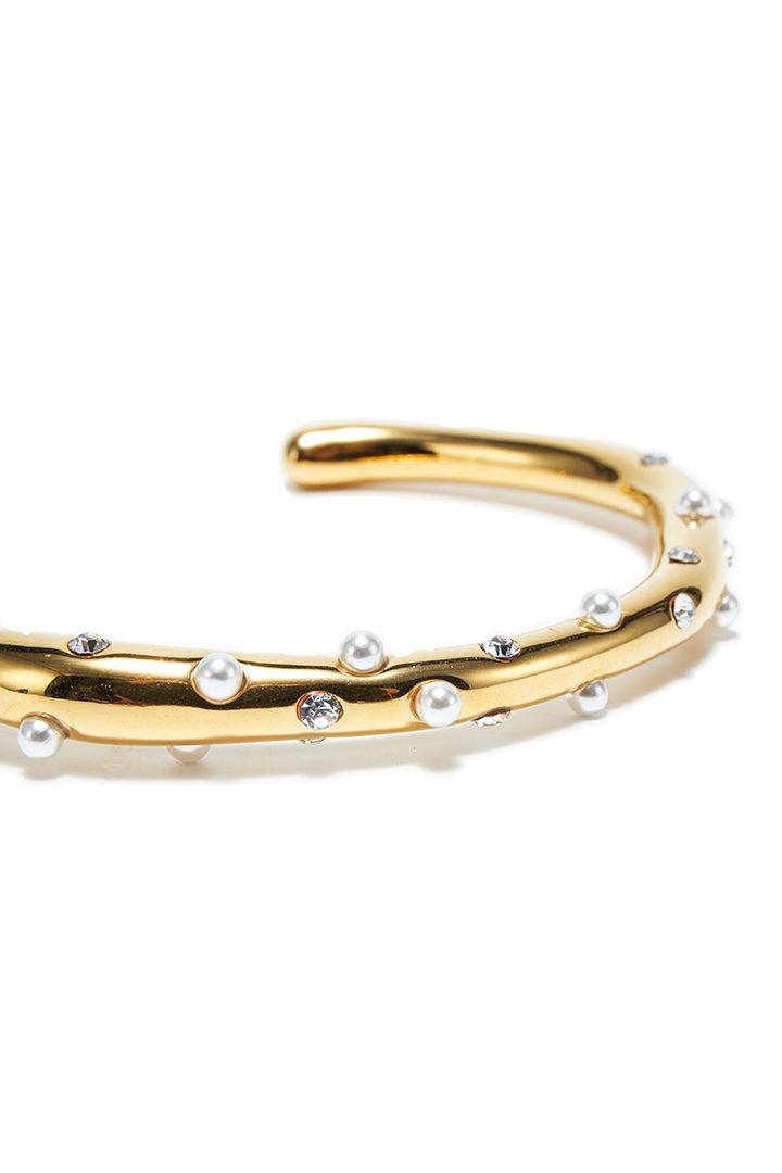 Pearls & crystel bracelet