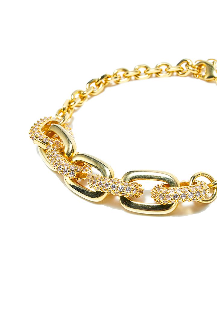Chain gold bracelet