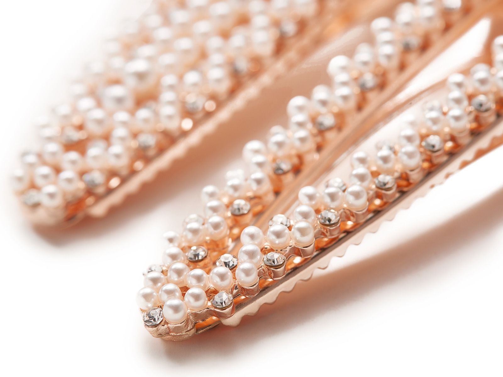pearl crystals Hairpin
