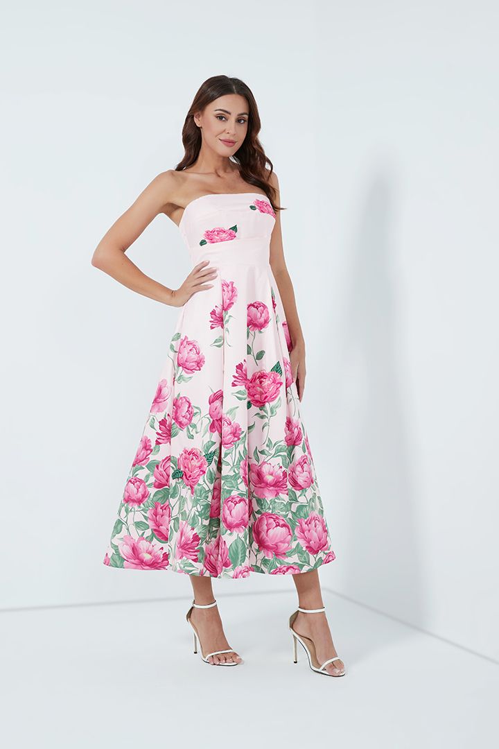 Floral sleeveless dress