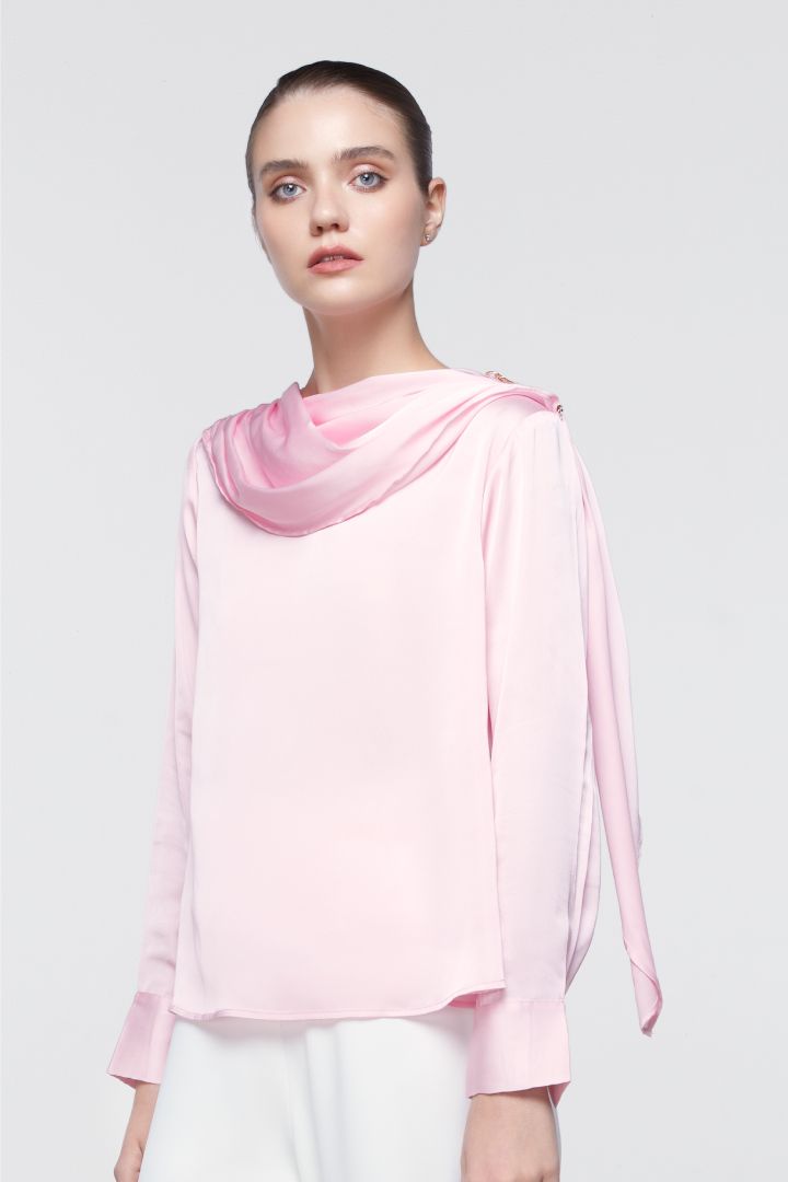 Drape Neckline Top