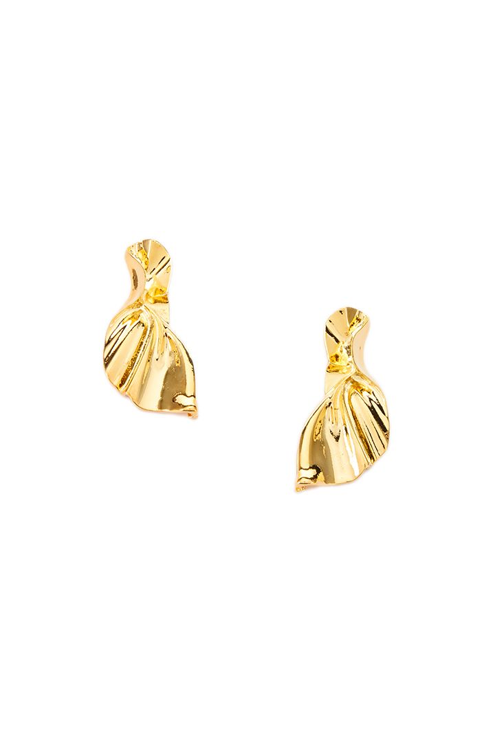 Leaf shape earrings