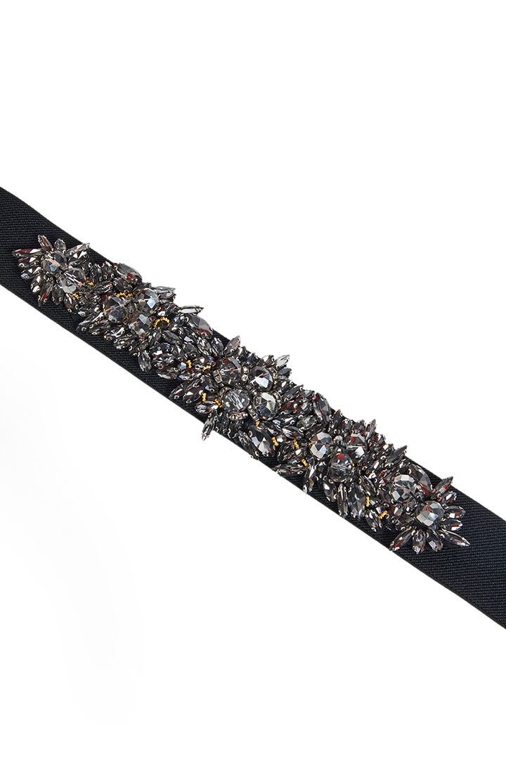 Crystal elasticated belt