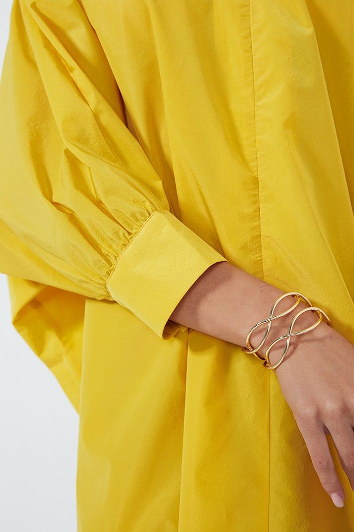 Golden braid detail bracelet