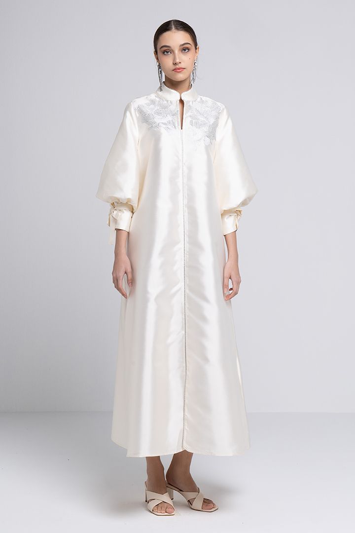 Embordered front kaftan