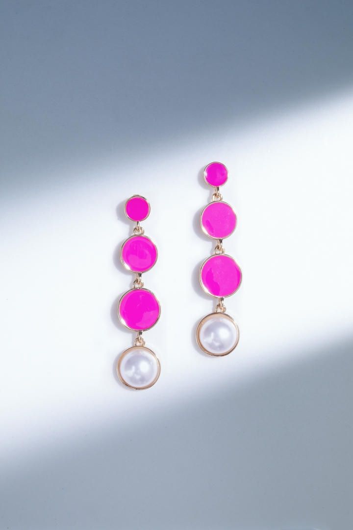 Pearl drop earrings