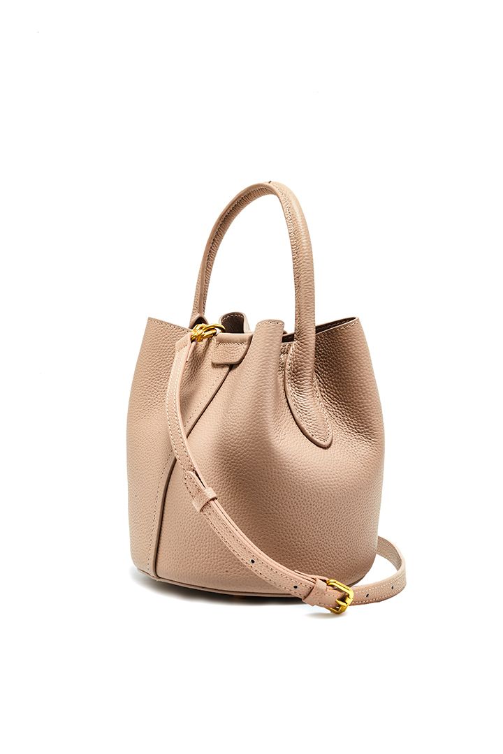 Leather beige Hand Bag