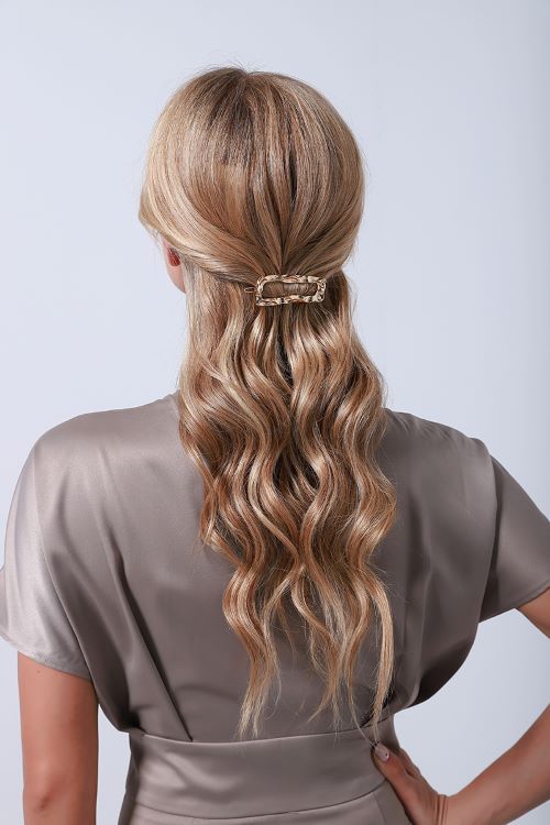 golden hair clip
