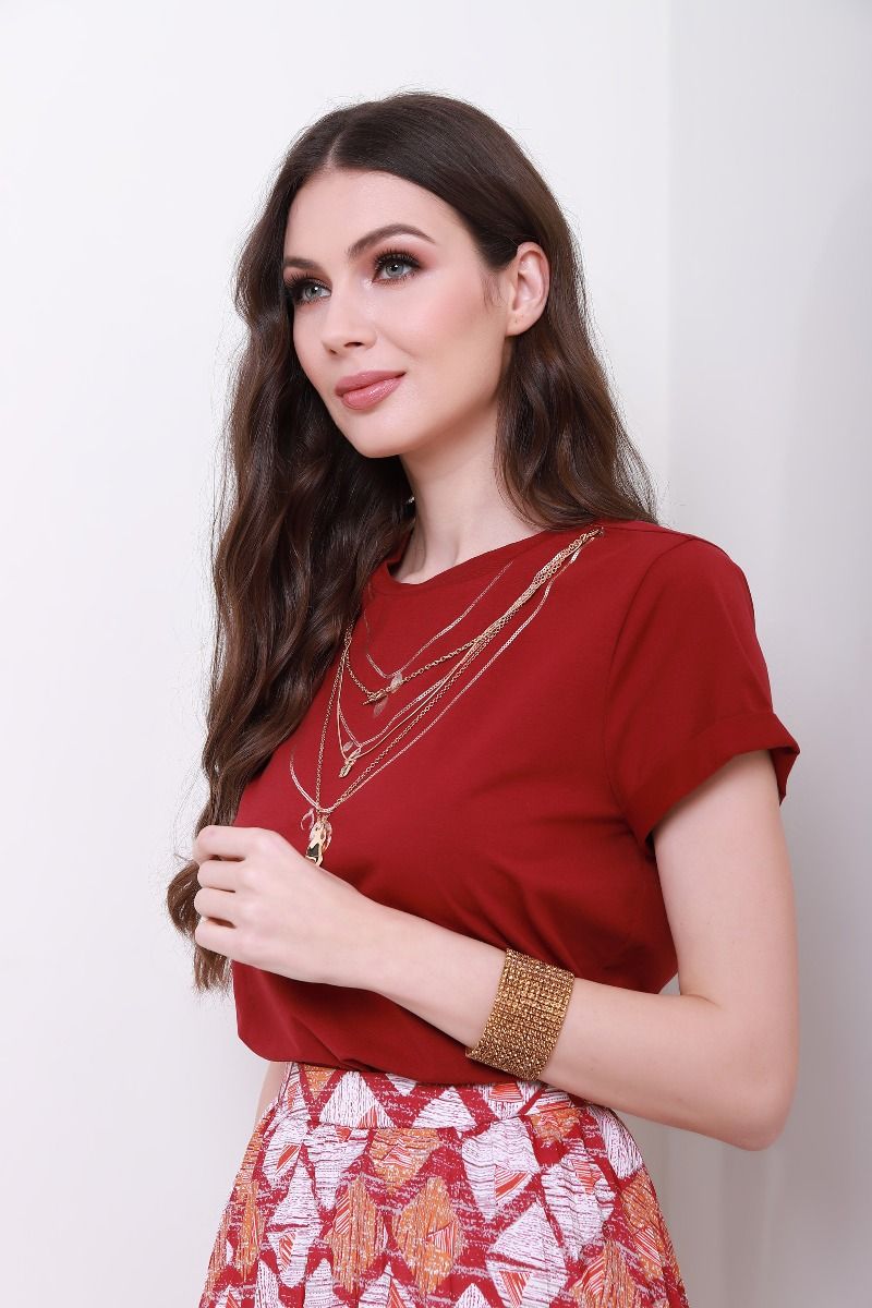 Chain necklace top