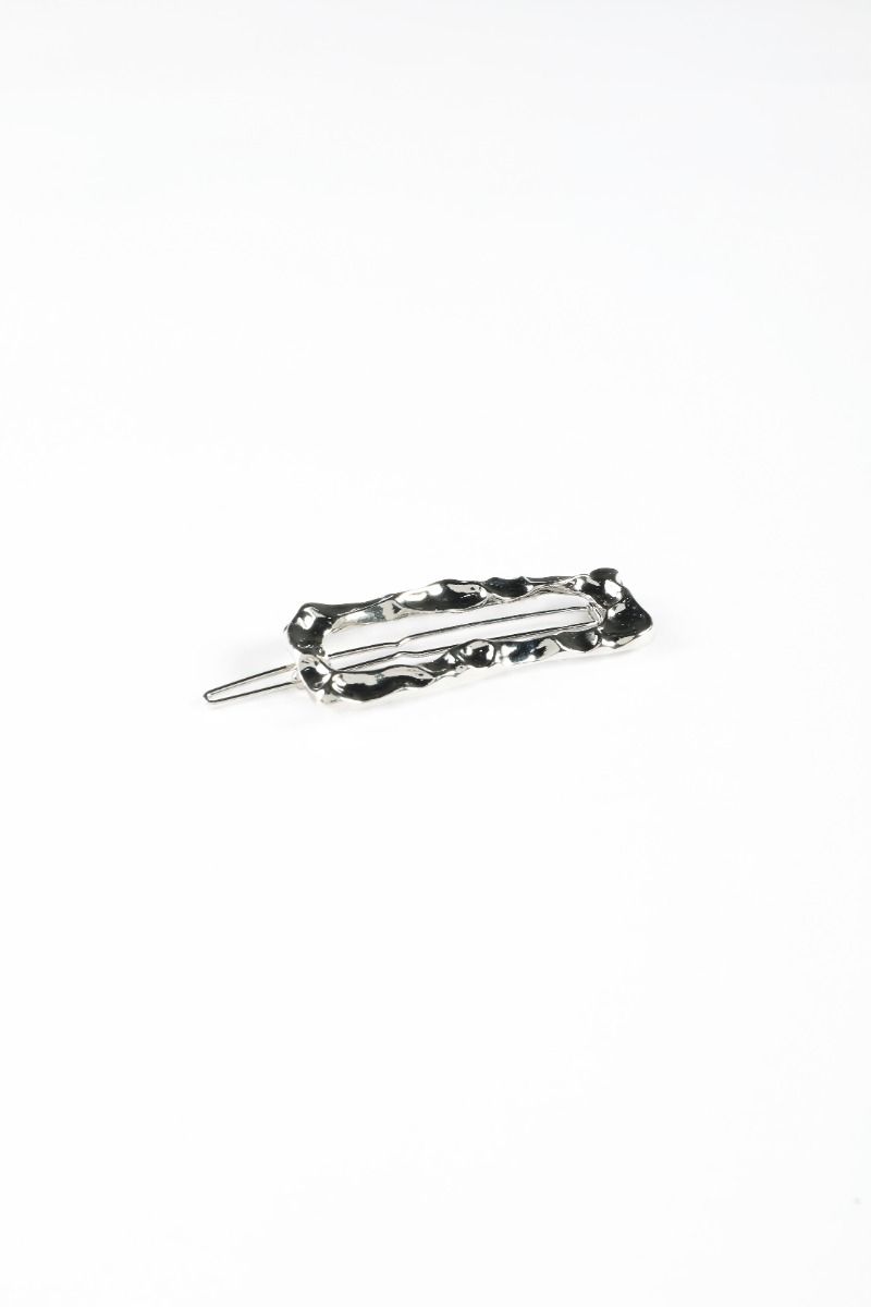 silver hair clip