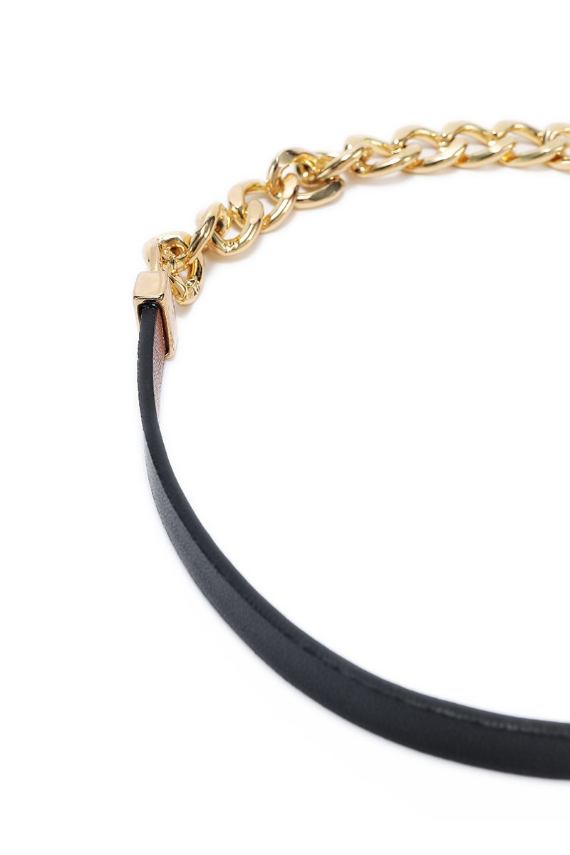 Chain and belt bracelet