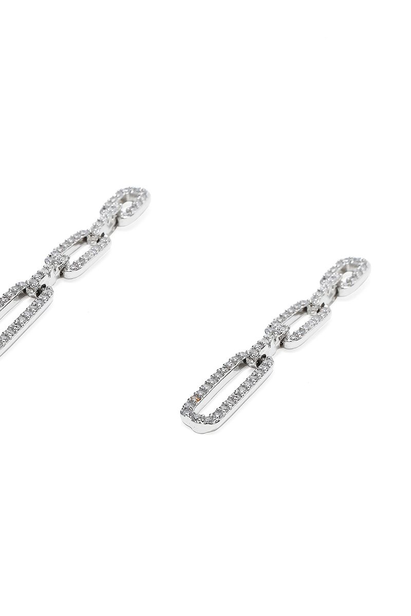 Chain drops earrings