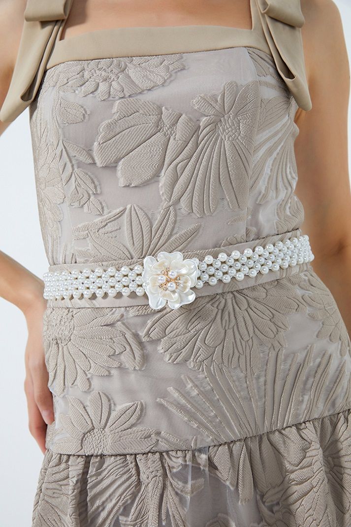 Floral waist belt