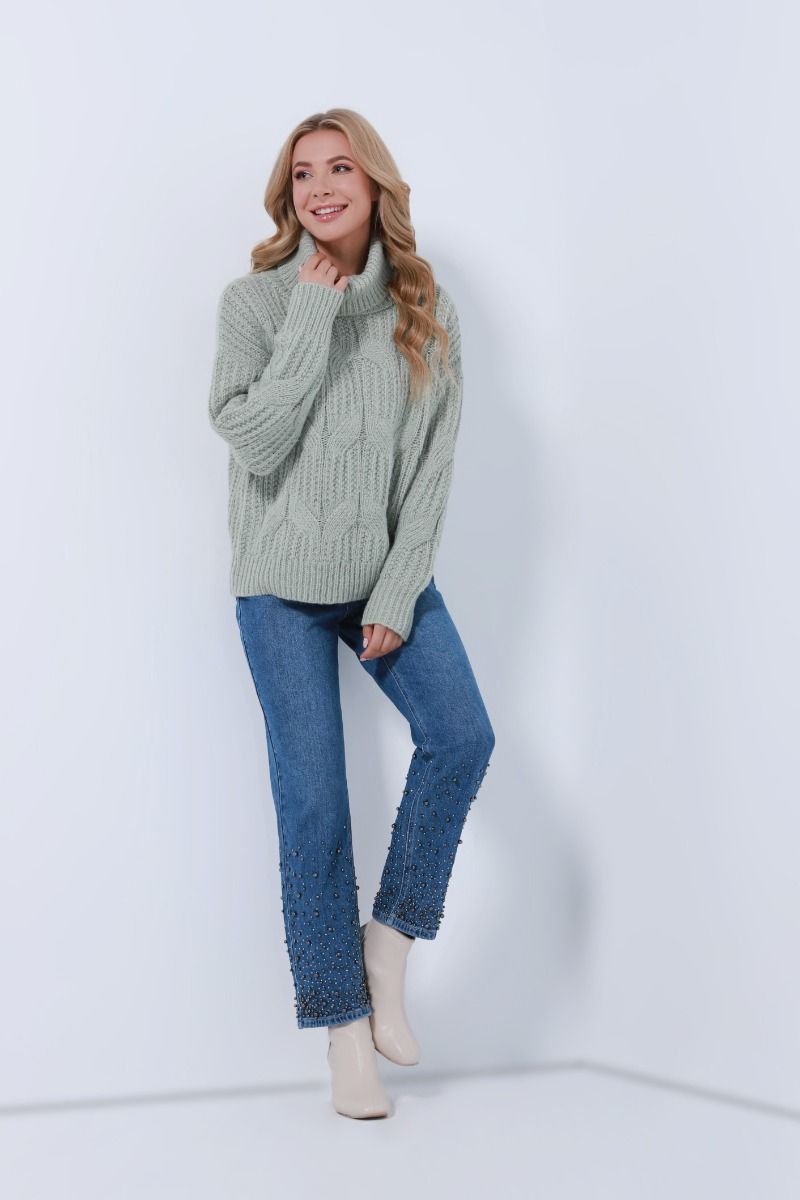 unique knitted pullover