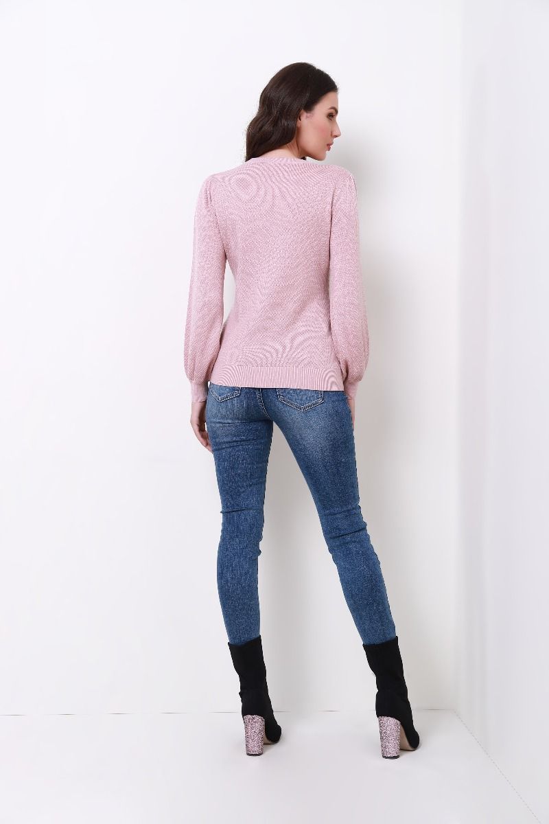 embellished  knitted pullover