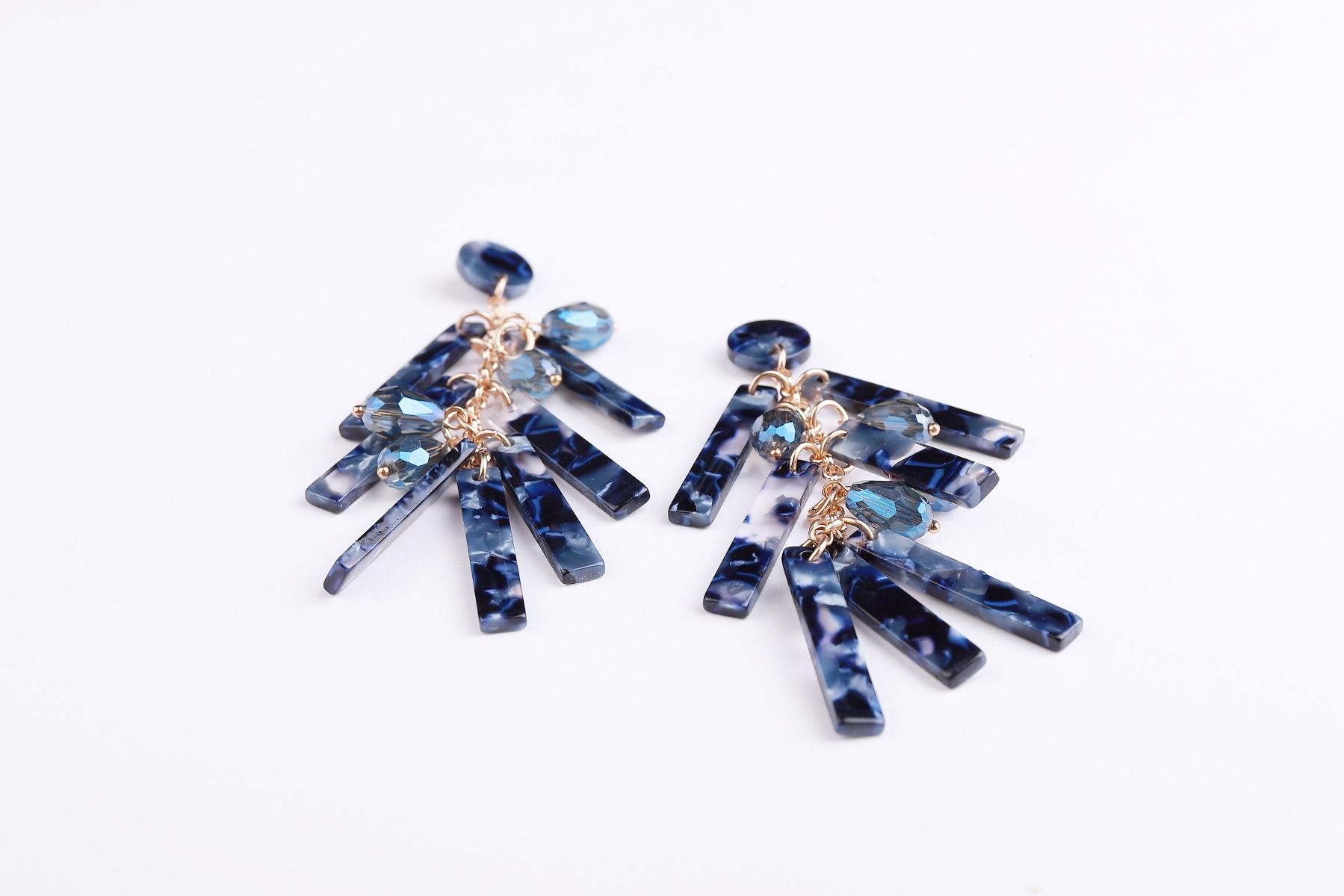 abstract drop earrings 