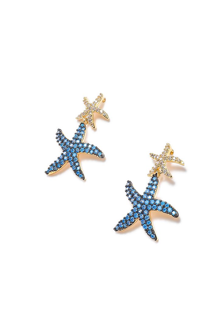 Starfish pattern earrings