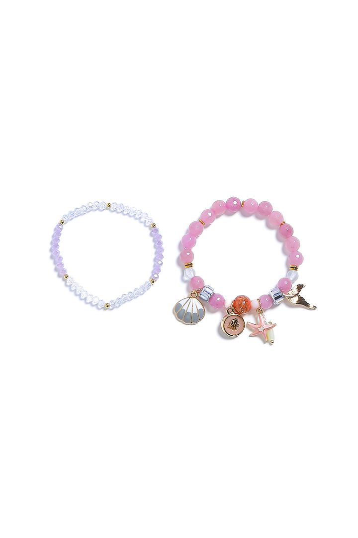 Elastic crystals bracelet set