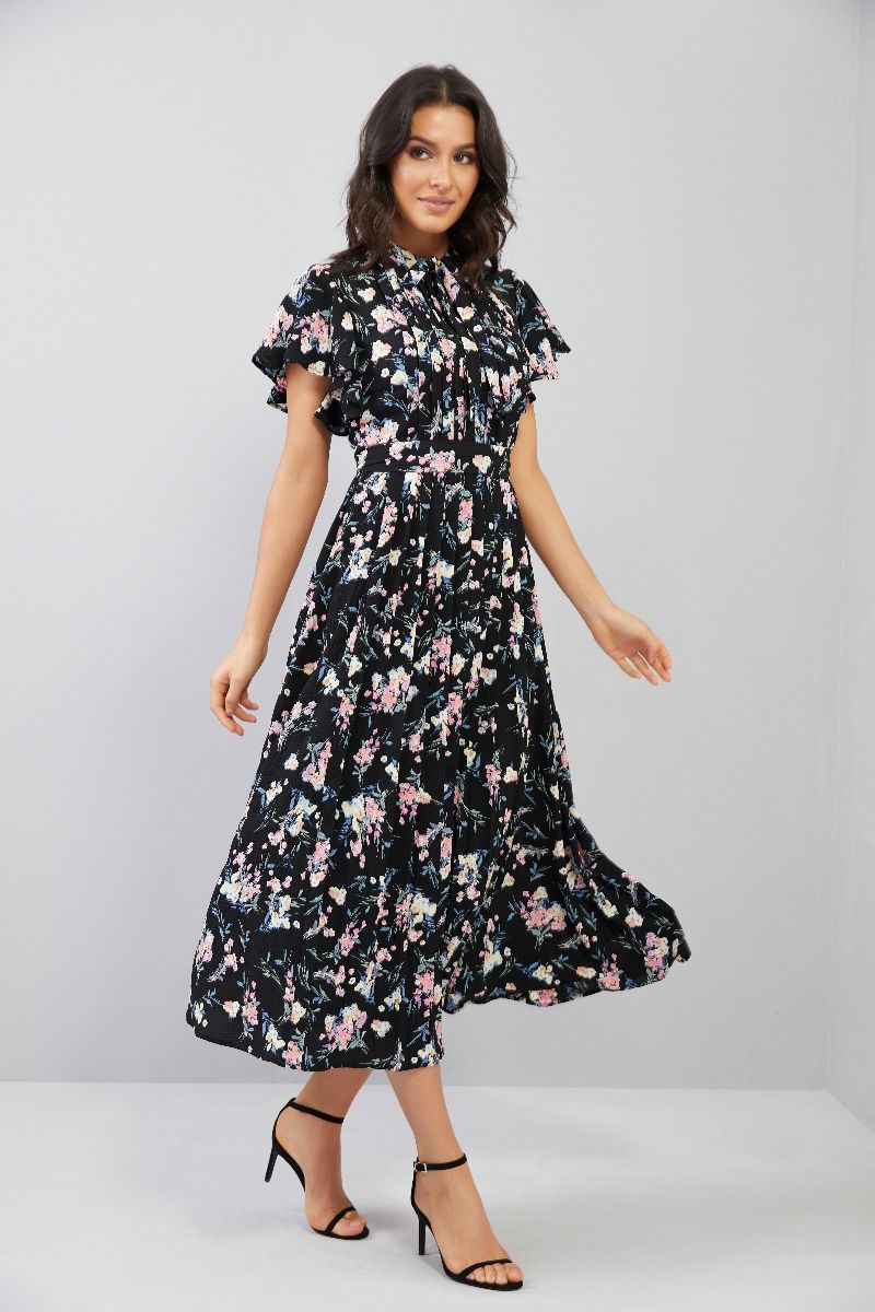 Midi Printed Dress