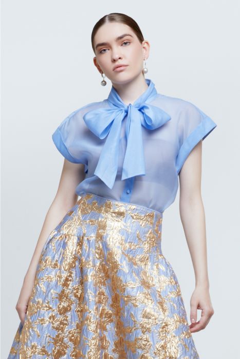 bow-tie organza top