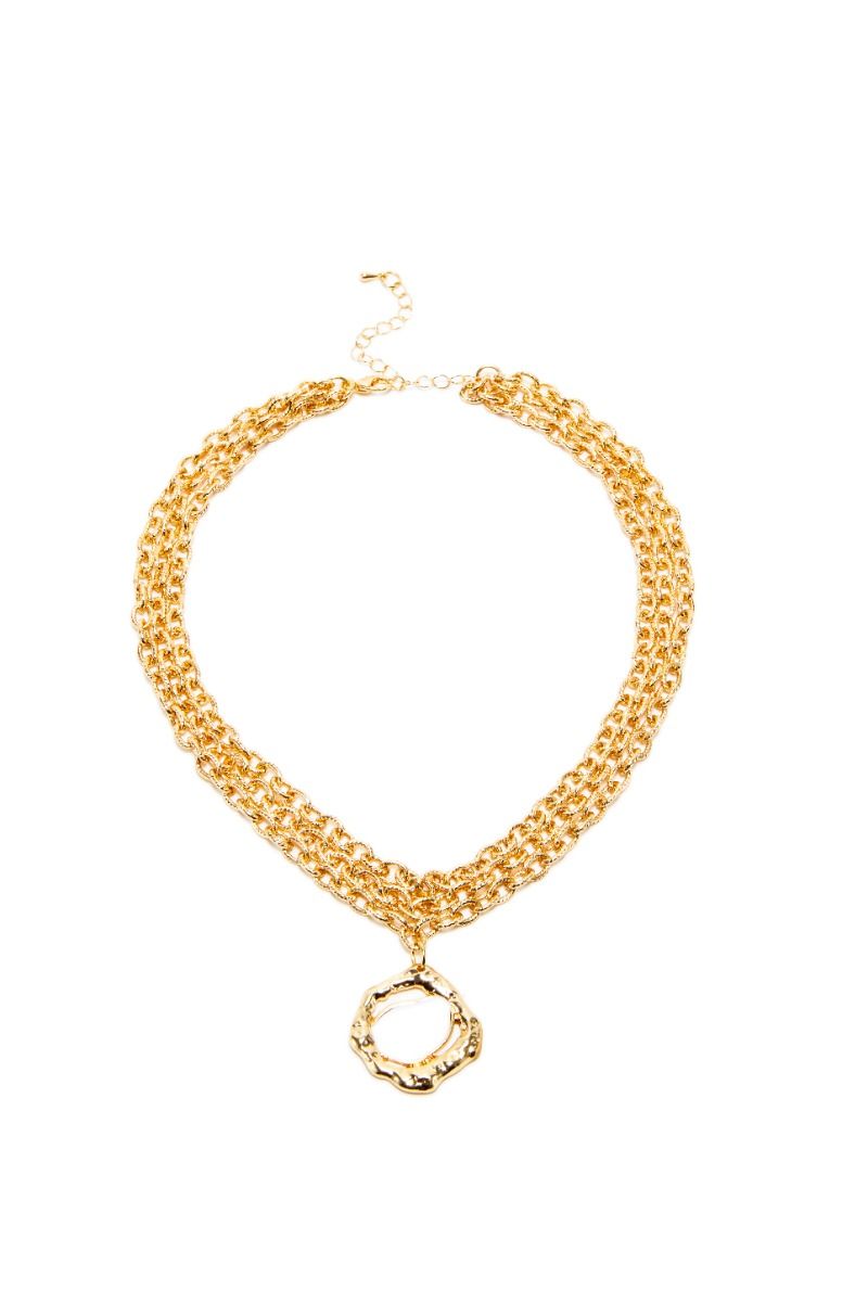 gold Pendant Necklace